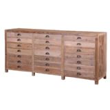 Studio Industrial Triple Wooden Chest